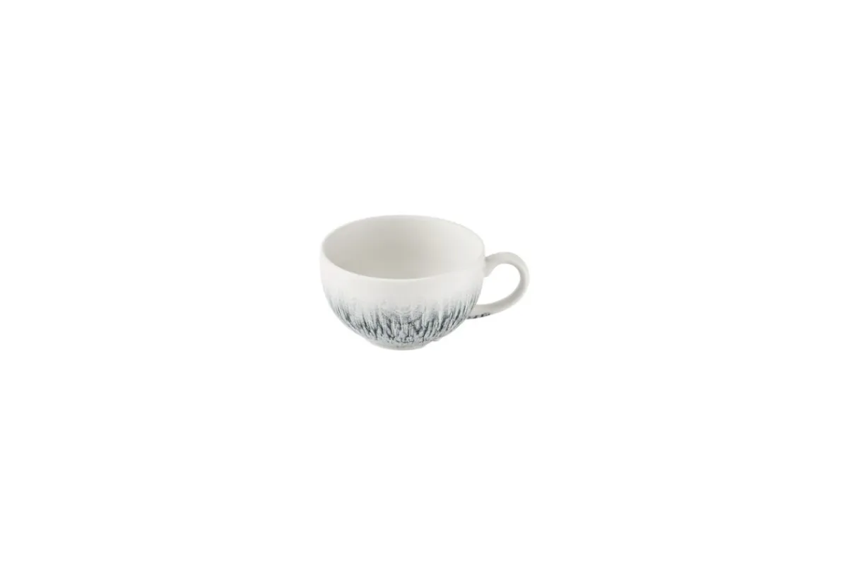Tasse à cappuccino rond Black porcelaine vitrifiée 35 cl Ø 11 cm Inked Lume - CHURCHILL Online