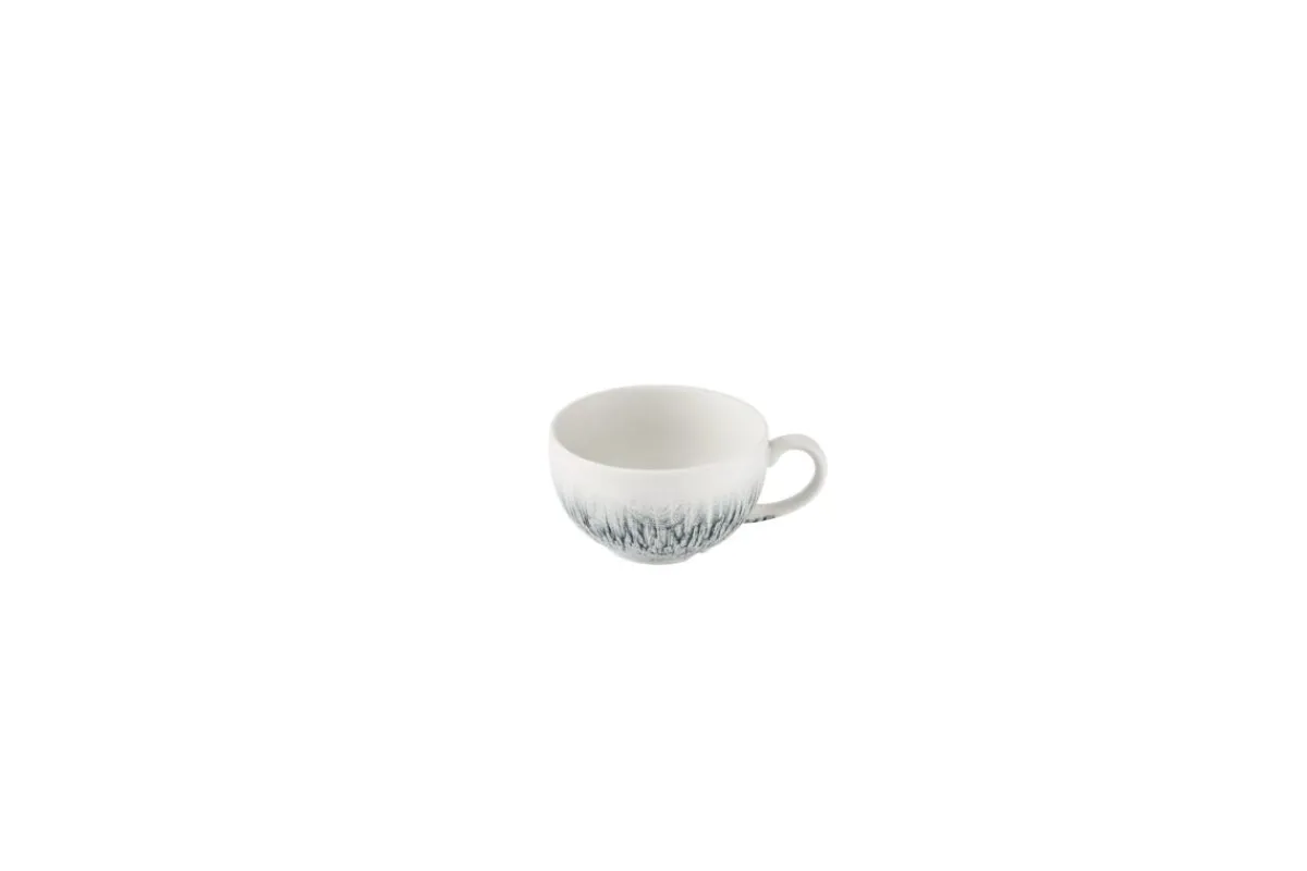 Tasse à cappuccino rond Black porcelaine vitrifiée 23 cl Ø 9,5 cm Inked Lume - CHURCHILL Sale