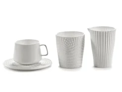 Tasse à cappuccino rond blanc porcelaine bone china Ø 8,5 cm Nido - SERAX Hot