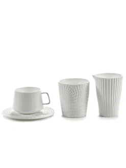 Tasse à cappuccino rond blanc porcelaine bone china Ø 8,5 cm Nido - SERAX Hot