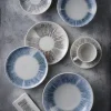 CHURCHILL Tasse à cappuccino rond Blue porcelaine vitrifiée 34 cl Ø 11 cm Lyra Clearance