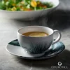 CHURCHILL Tasse à cappuccino / thé rond Black porcelaine vitrifiée 34 cl Ø 11 cm Tide Best