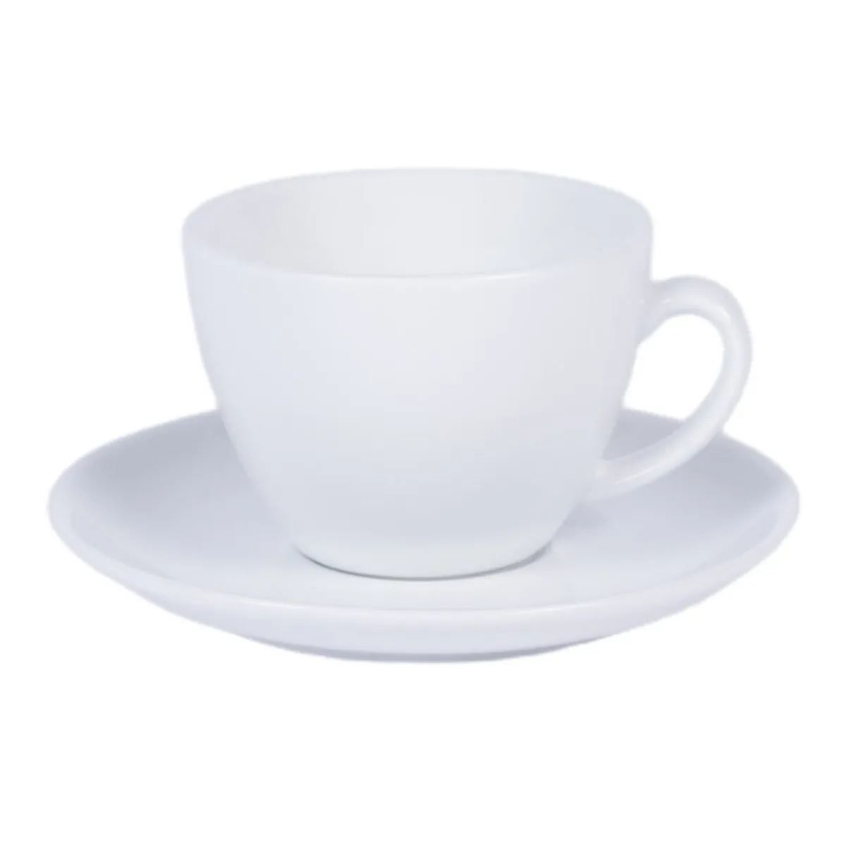 PRO.MUNDI Tasse à cappuccino / thé rond blanc porcelaine 20 cl Ø 9 cm Emotions Clearance