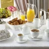 Tasse à cappuccino / thé rond blanc porcelaine 20 cl Ø 8,6 cm Slim O - PRO.MUNDI Clearance