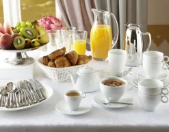 Tasse à cappuccino / thé rond blanc porcelaine 20 cl Ø 8,6 cm Slim O - PRO.MUNDI Clearance