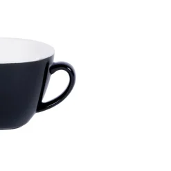 Tasse à cappuccino / thé rond noir porcelaine 20 cl Ø 9 cm Emotions - PRO.MUNDI Sale