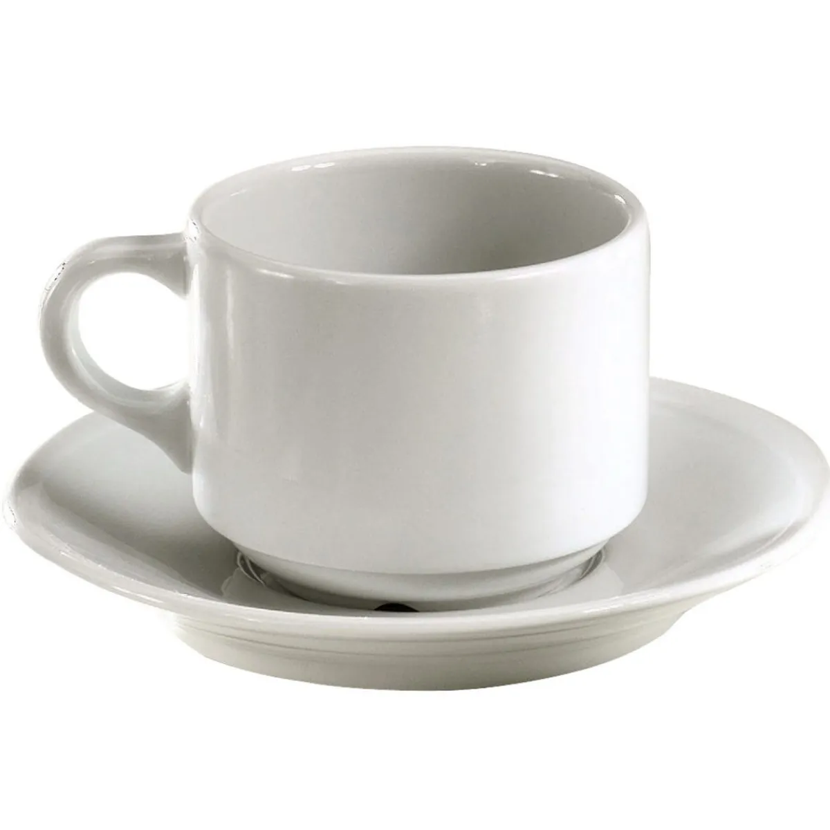 PILLIVUYT Tasse à déjeuner blanc porcelaine culinaire 30 cl Europe