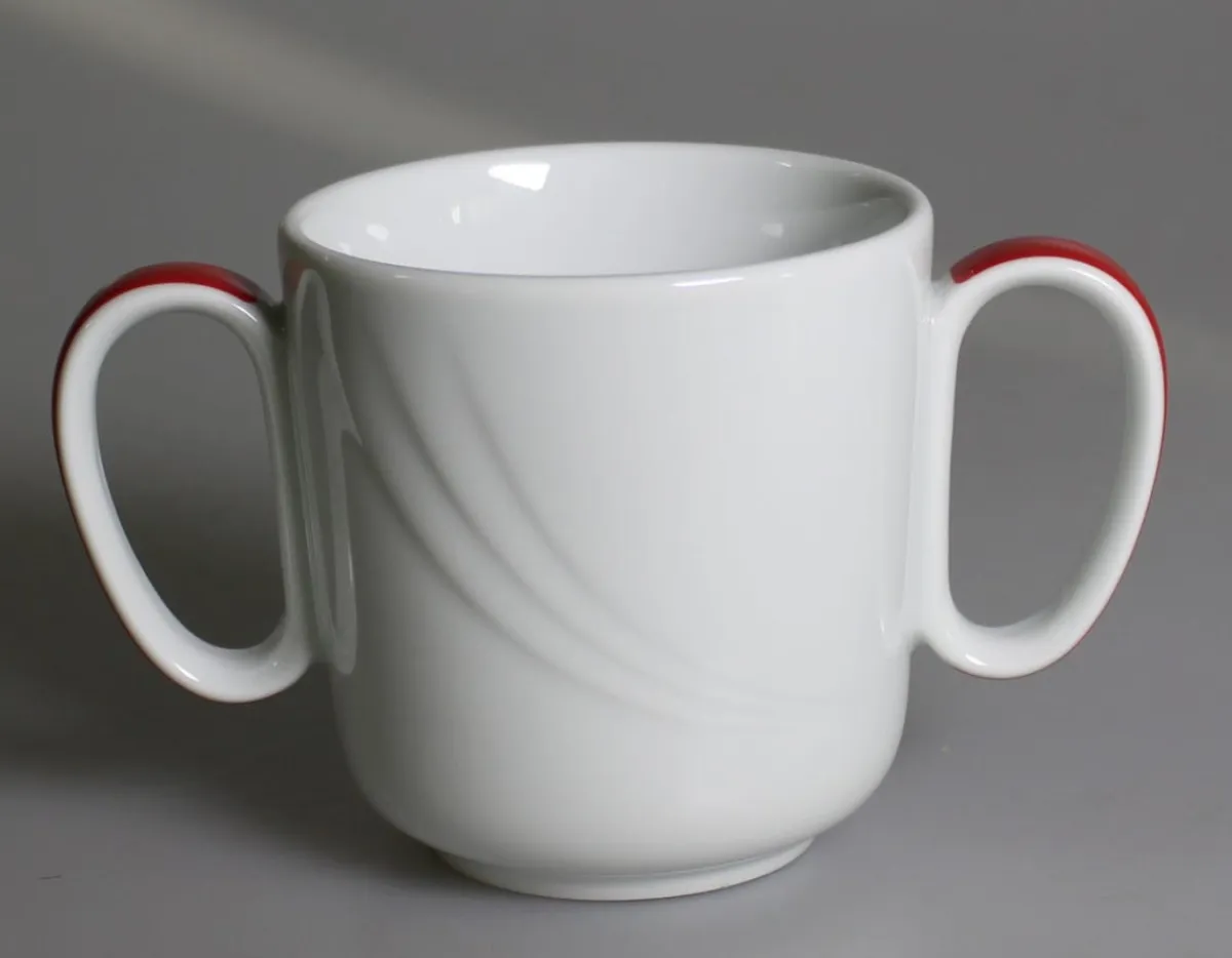 Tasse à déjeuner blanc porcelaine 30 cl Ø 8,5 cm Donna Senior - SCHONWALD Discount