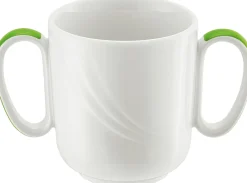SCHONWALD Tasse à déjeuner blanc porcelaine Ø 8,5 cm Donna Senior Outlet