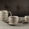 RAK Tasse déjeuner boule rond Argila Décor Epura porcelaine 28 cl Ø 10,5 cm Earth Sale