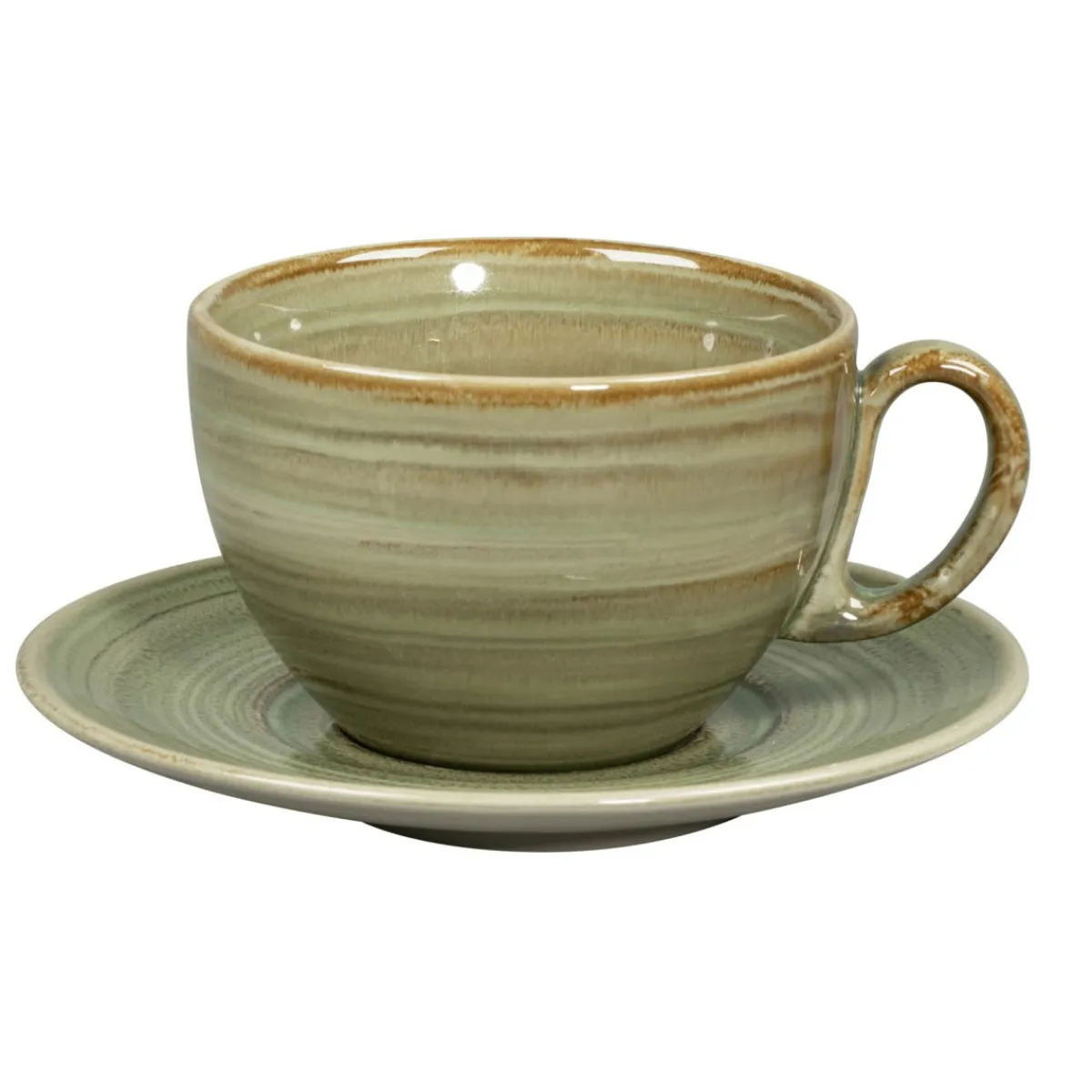 Tasse à déjeuner Emerald porcelaine vitrifiée 28 cl Ø 10,5 cm stone Spot - RAK Clearance