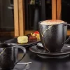 RAK Tasse à déjeuner noir porcelaine 30 cl Ø 8,5 cm Kintzoo Online