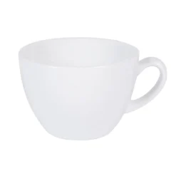 Tasse à déjeuner rond blanc porcelaine 30 cl Ø 10,5 cm Emotions - PRO.MUNDI Hot