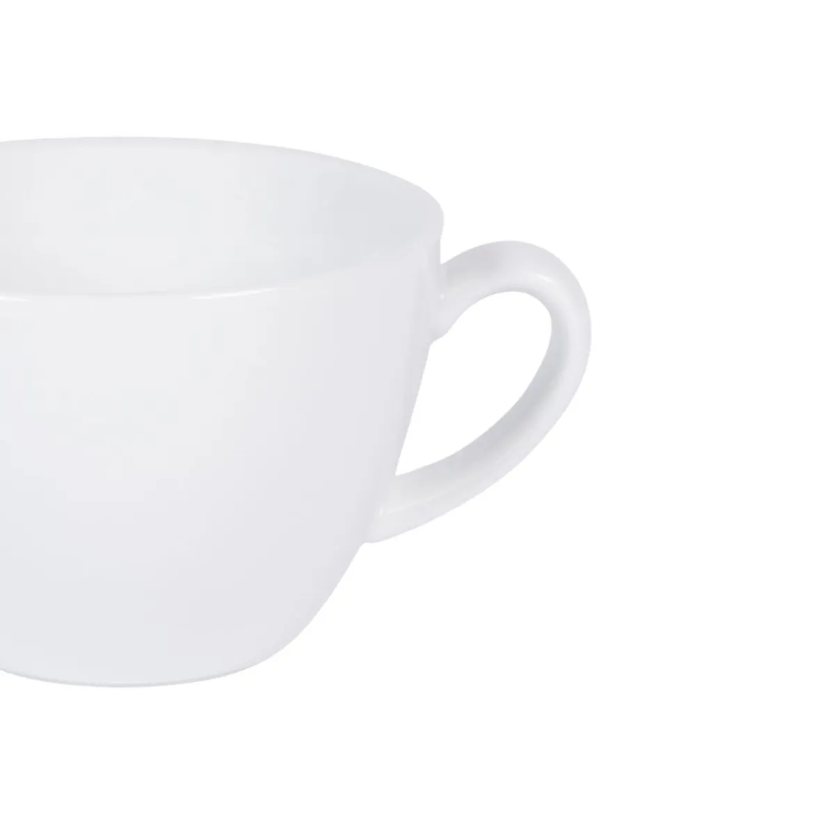 Tasse à déjeuner rond blanc porcelaine 30 cl Ø 10,5 cm Emotions - PRO.MUNDI Hot