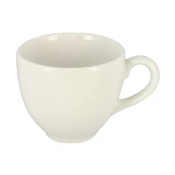 Tasse à déjeuner rond blanc porcelaine vitrifiée 28 cl Ø 9 cm Vintage - RAK Discount