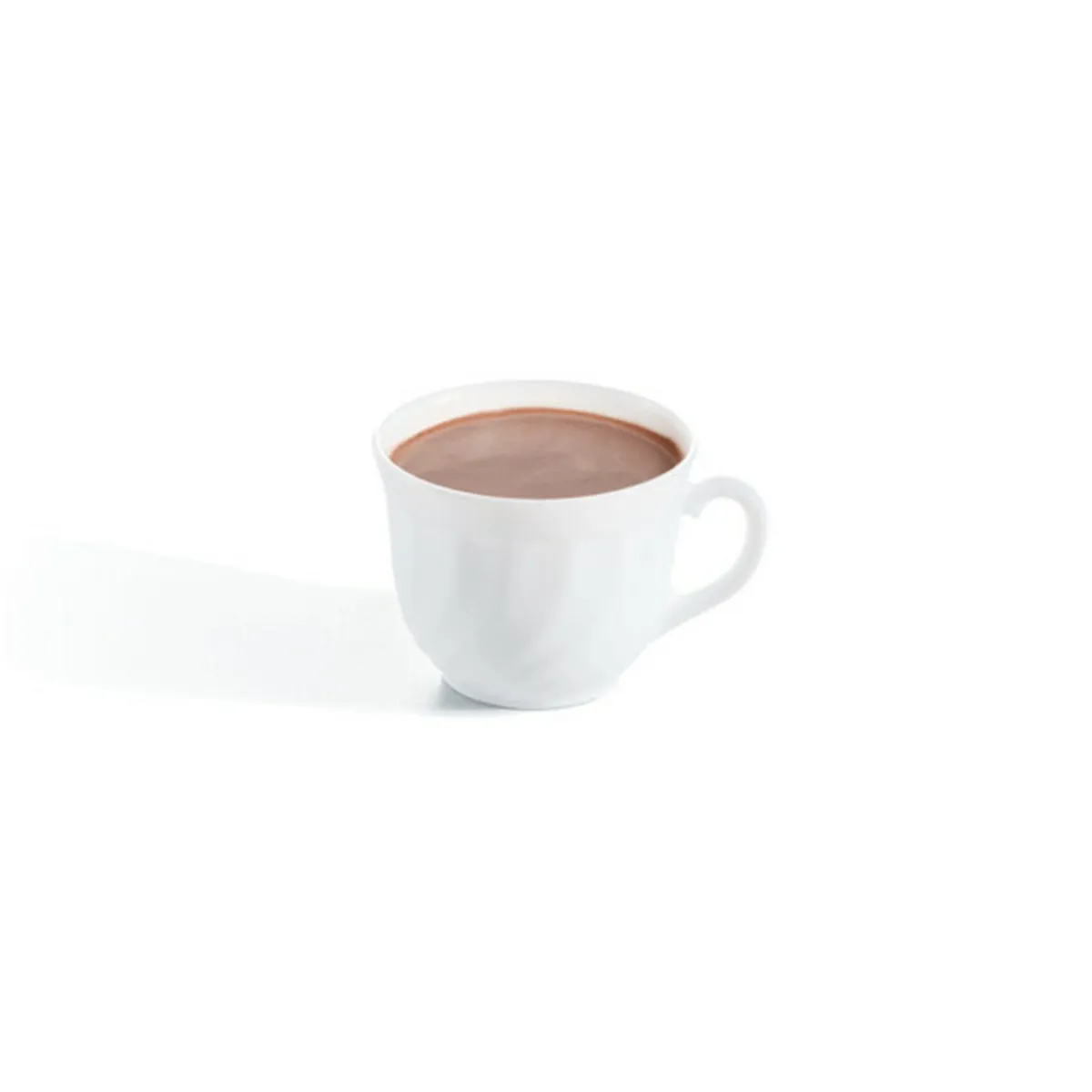 Tasse à déjeuner rond blanc verre opal 28 cl Ø 9,35 cm Trianon - ARCOROC Sale