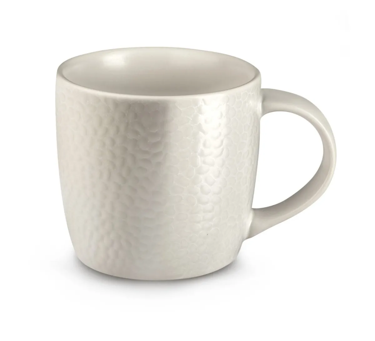 MEDARD DE NOBLAT Tasse à déjeuner rond ivoire grès émaillé 28 cl Stone