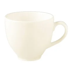 Tasse à déjeuner rond ivoire porcelaine vitrifiée 28 cl Ø 9 cm Classic Gourmet - RAK Sale