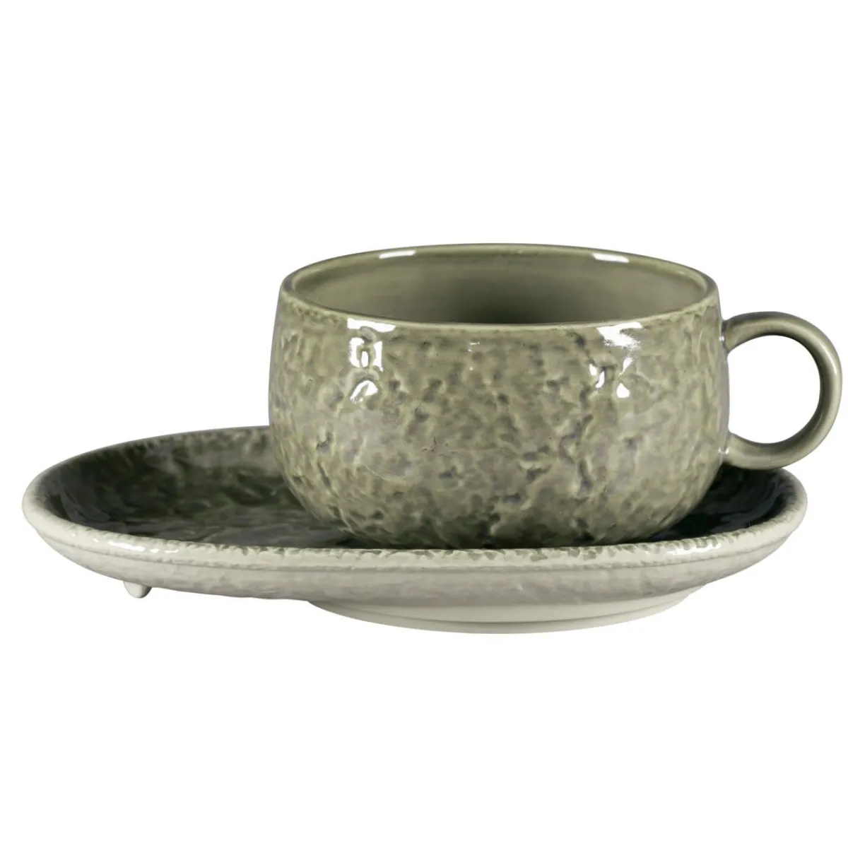 RAK Tasse à déjeuner rond steel porcelaine vitrifiée 41 cl Ø 11 cm Krush Hot