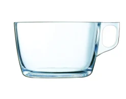 Tasse à déjeuner rond transparent verre trempé 50 cl Ø 13,7 cm Voluto - ARCOROC