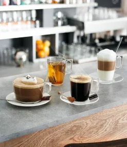 Tasse à déjeuner rond transparent verre trempé 50 cl Ø 13,7 cm Voluto - ARCOROC