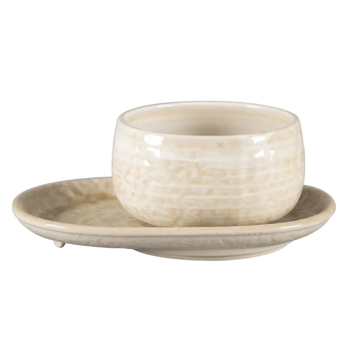 RAK Tasse à déjeuner rond vanilla porcelaine vitrifiée 41 cl Ø 11 cm Krush Best