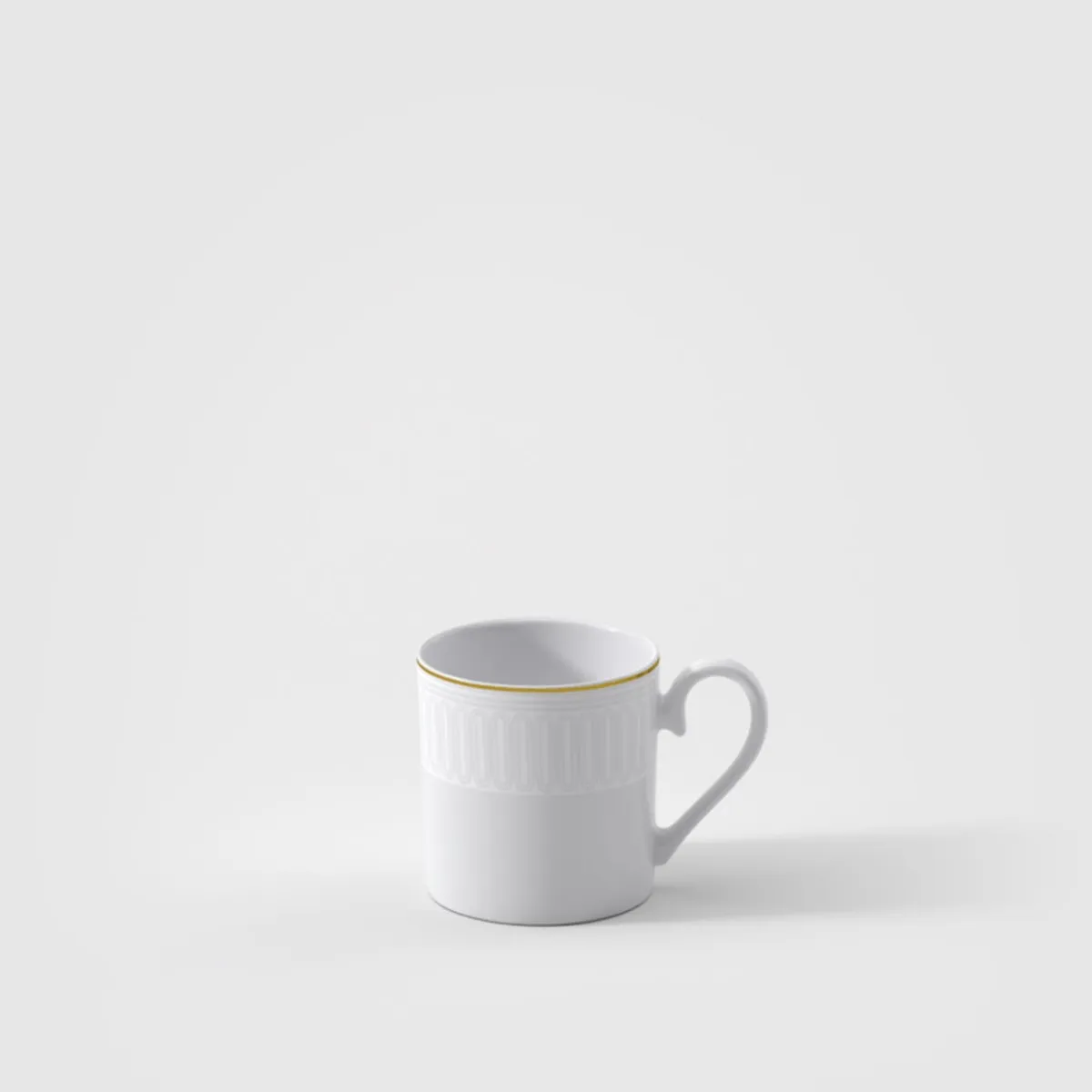 Tasse à espresso blanc porcelaine bone china 8 cl Chateau Septfontaines - VILLEROY & BOCH New