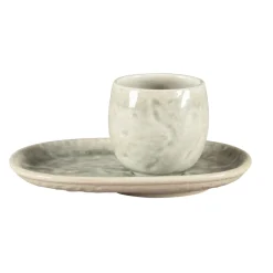 Tasse à espresso céladon porcelaine vitrifiée 10 cl Ø 6 cm Krush - RAK Sale