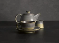 DUDSON Tasse à espresso gris porcelaine 7 cl Ø 6,3 cm Evo Granite New