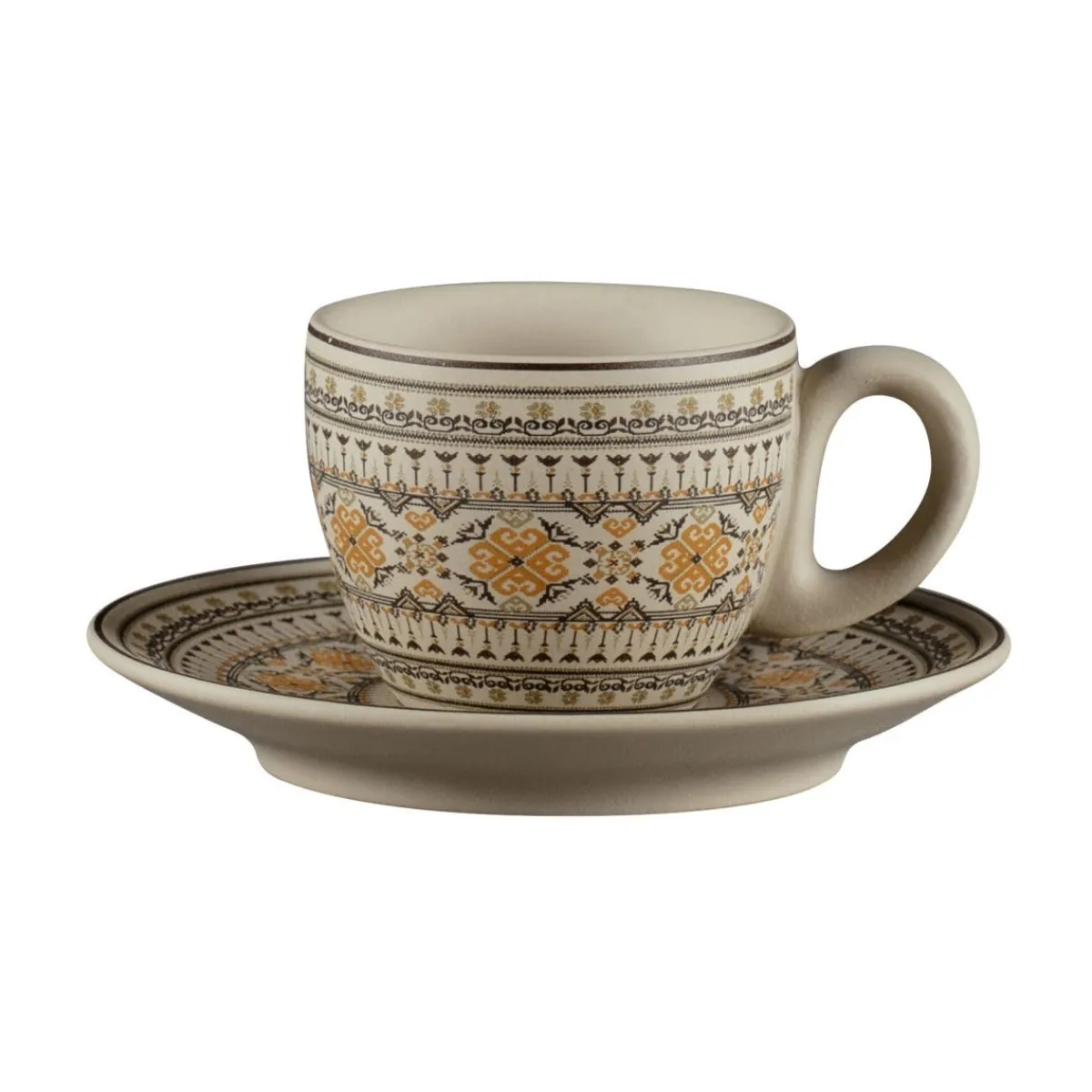 RAK Tasse à espresso rond Argila Décor Genoa porcelaine 8 cl Ø 6,5 cm Earth Online