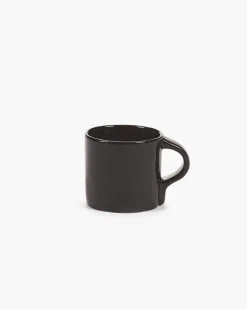 SERAX Tasse à espresso rond ébène grès émaillé 11 cl 8 cm La Mère Hot