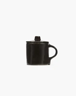 SERAX Tasse à espresso rond ébène grès émaillé 11 cl 8 cm La Mère Clearance