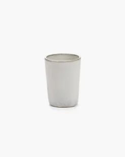 Tasse à espresso rond écru grès émaillé 7 cl 5 cm La Mère - SERAX Outlet