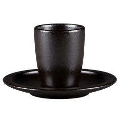 RAK Tasse à espresso rond Forge porcelaine vitrifiée 9 cl Ø 5,8 cm stone Ease Clearance