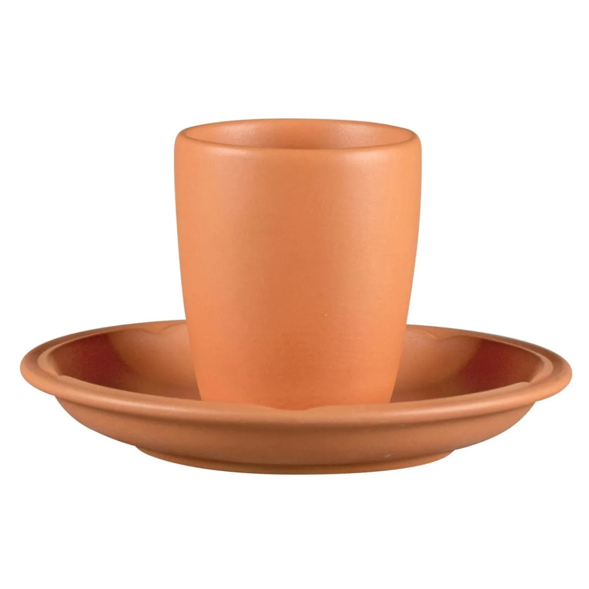 Tasse à espresso rond Tero Décor Prima porcelaine 9 cl Ø 5,8 cm Earth - RAK Sale