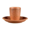 Tasse à espresso rond Tero Décor Denia porcelaine 9 cl Ø 5,8 cm Earth - RAK Online