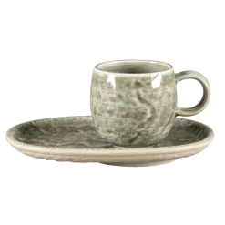 Tasse à espresso Sage porcelaine vitrifiée 10 cl Ø 6 cm Krush - RAK Discount