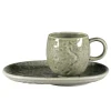 Tasse à espresso steel porcelaine vitrifiée 10 cl Ø 6 cm Krush - RAK Sale