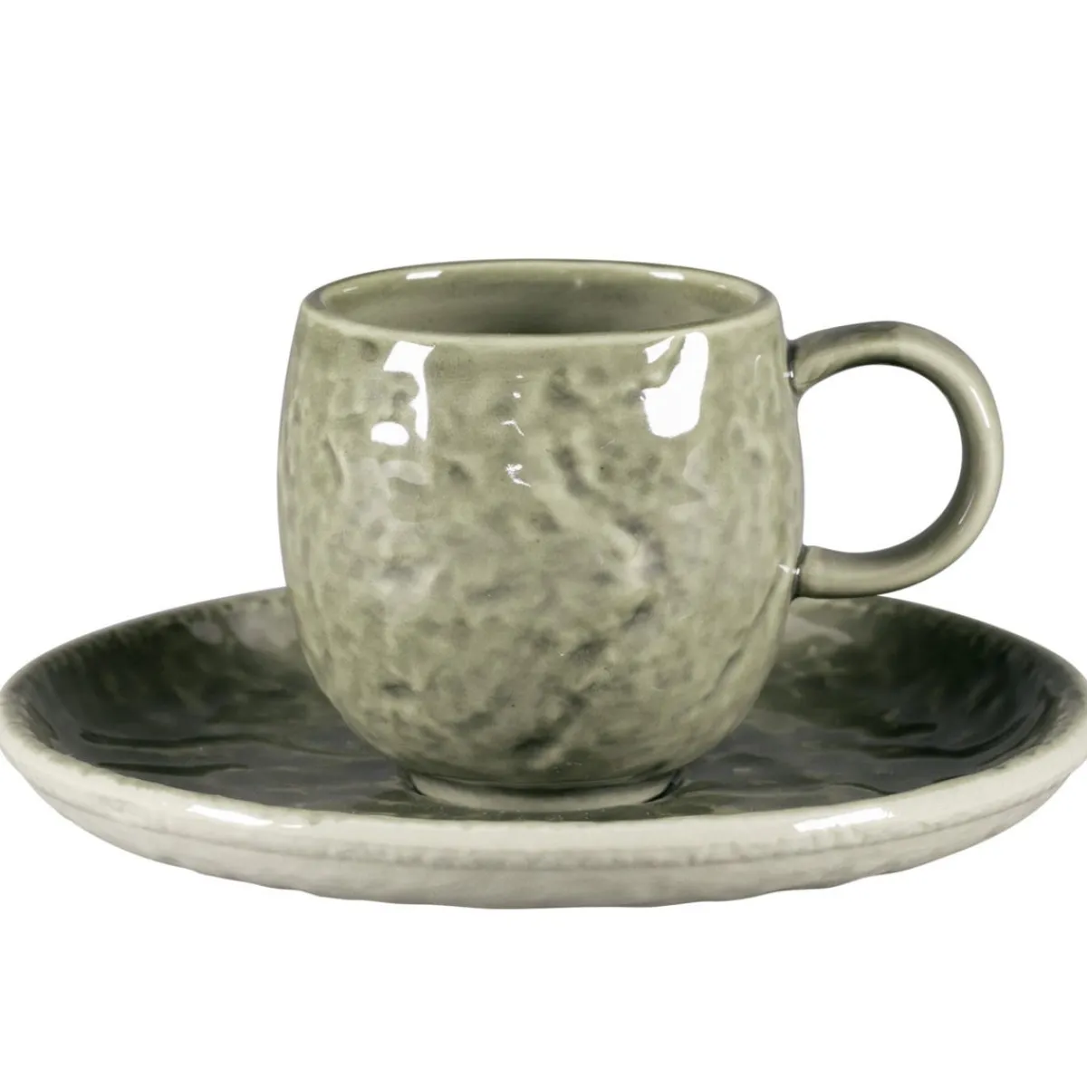 Tasse à espresso steel porcelaine vitrifiée 10 cl Ø 6 cm Krush - RAK Sale