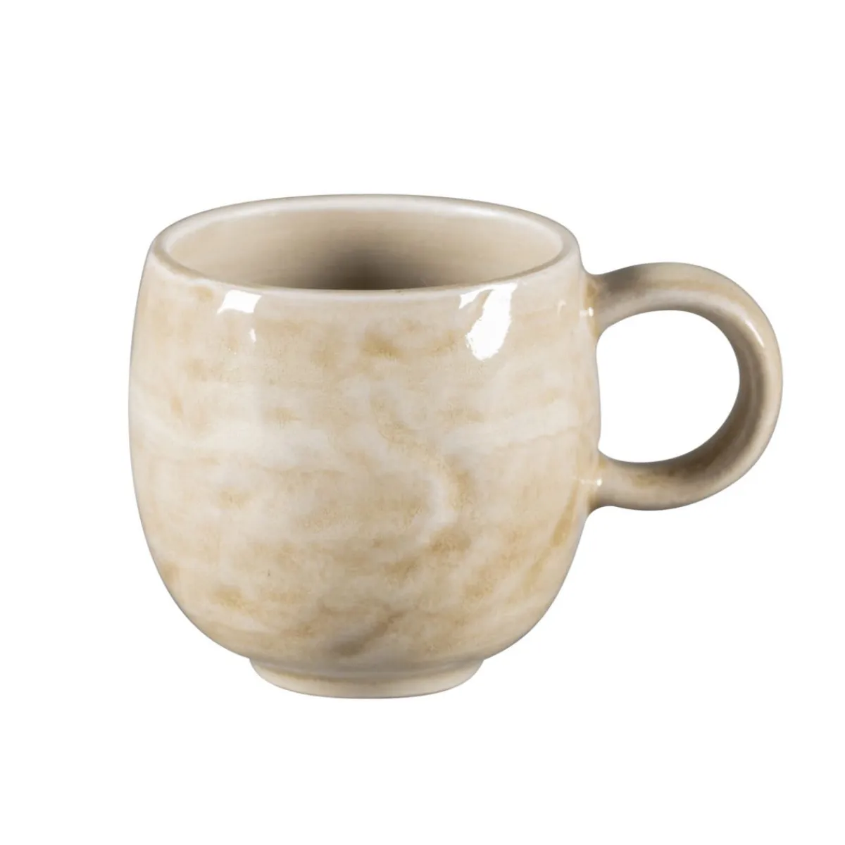 Tasse à espresso vanilla porcelaine vitrifiée 10 cl Ø 6 cm Krush - RAK Best