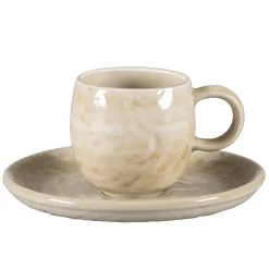 Tasse à espresso vanilla porcelaine vitrifiée 10 cl Ø 6 cm Krush - RAK Best