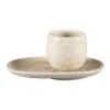 Tasse à espresso vanilla porcelaine vitrifiée 10 cl Ø 6 cm Krush - RAK