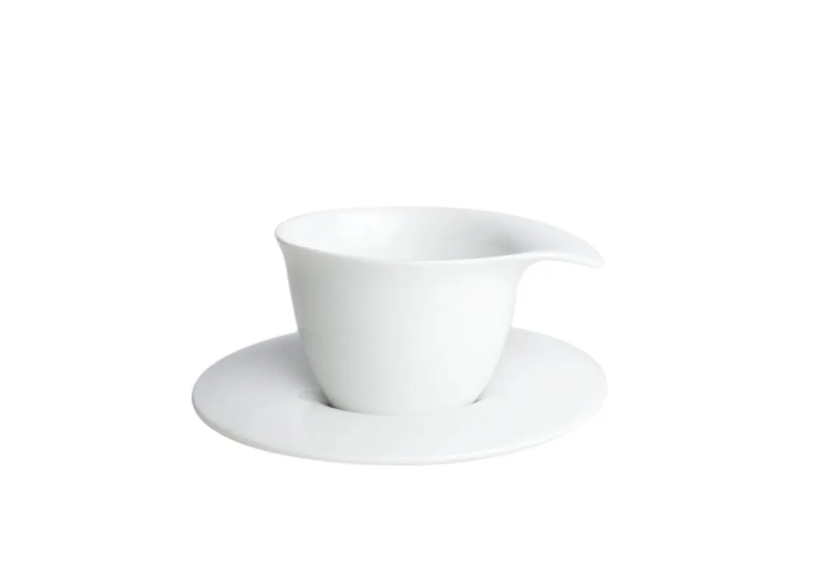 COOKPLAY Tasse et sous tasse à déjeuner blanc porcelaine 18 cl Fly Online