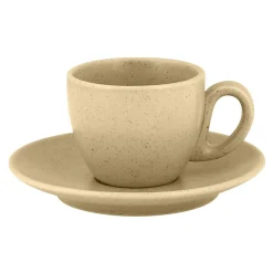 Tasse expresso beige porcelaine vitrifiée 8 cl Ø 6,5 cm Genesis - RAK Clearance