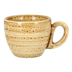Tasse à expresso beige porcelaine vitrifiée 8 cl Ø 6,5 cm Twirl - RAK Online