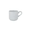 Tasse à expresso empilable blanc porcelaine vitrifiée 9 cl Ø 6 cm Access - RAK Best
