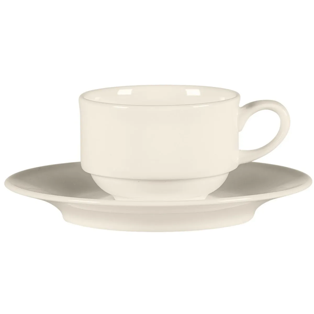 RAK Tasse à expresso empilable rond blanc porcelaine bone china 6,7 cl Ø 6,3 cm Bravura Clearance