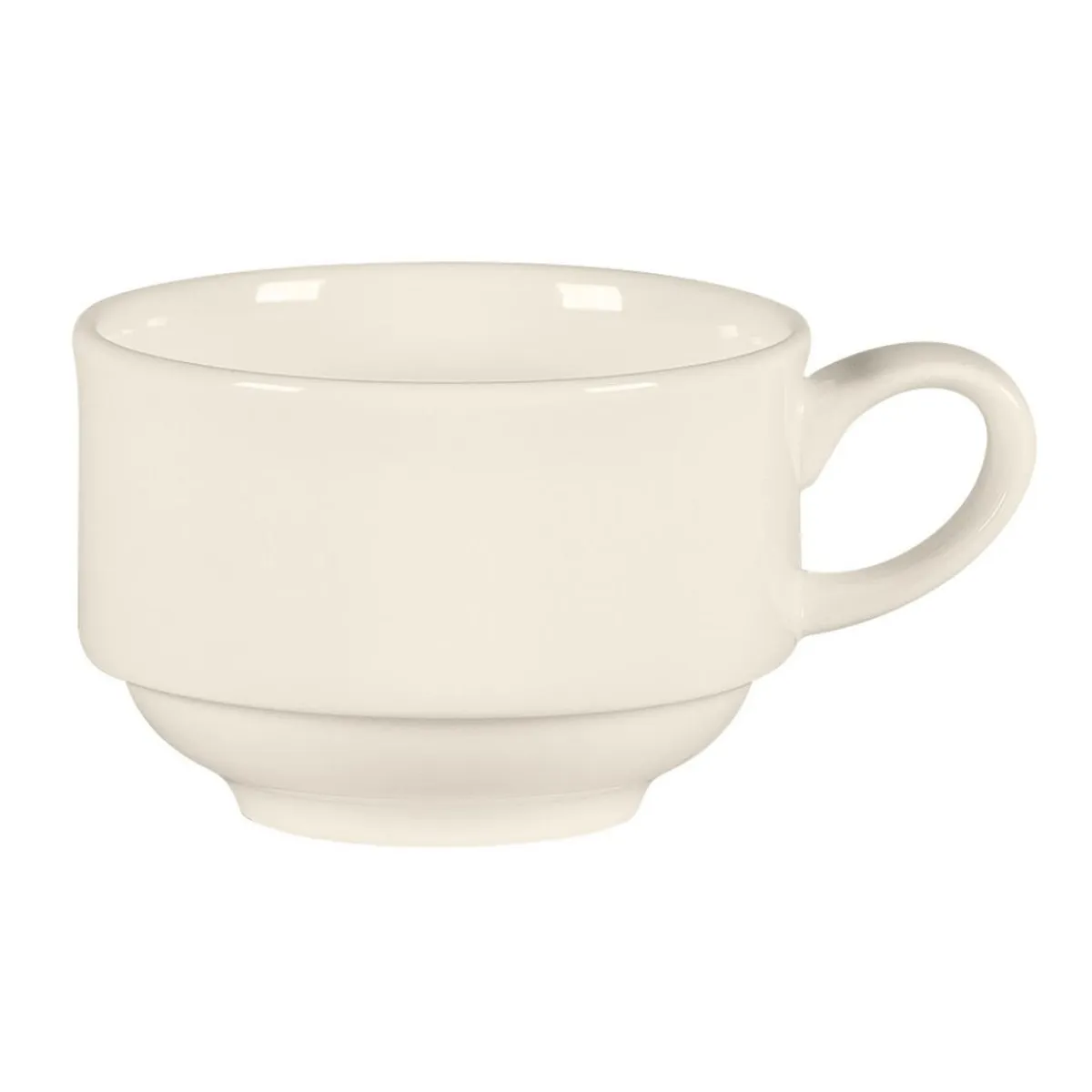 RAK Tasse à expresso empilable rond blanc porcelaine bone china 6,7 cl Ø 6,3 cm Bravura Clearance