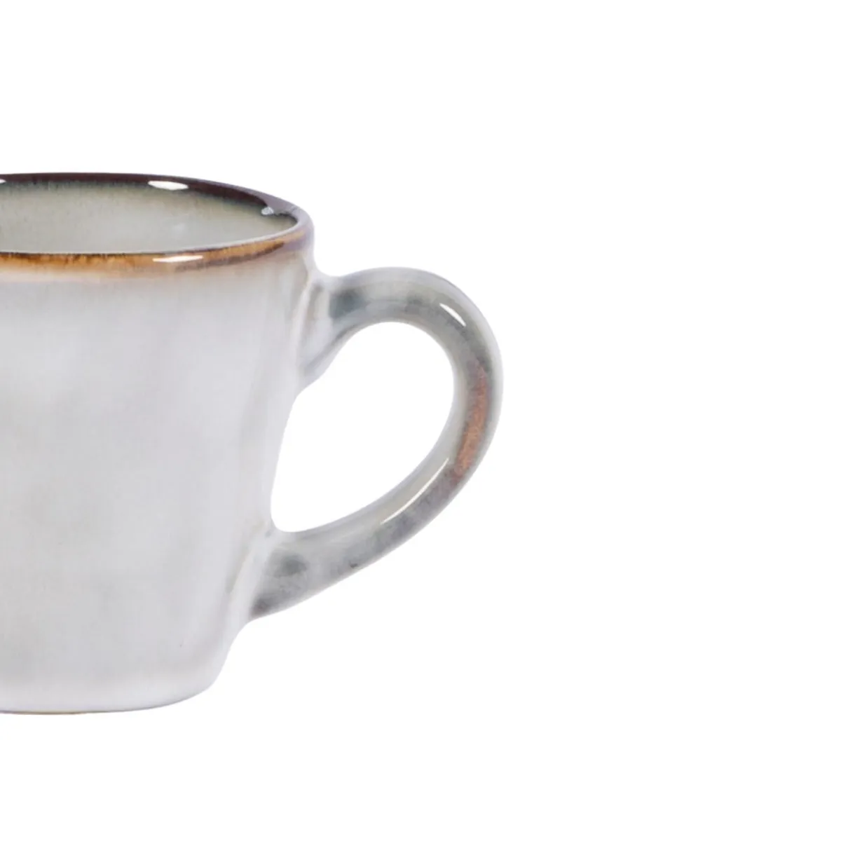 PRO.MUNDI Tasse à expresso gris grès émaillé 9 cl Ø 6,2 cm Sky Outlet
