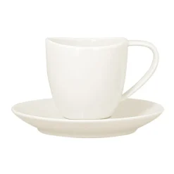 Tasse à expresso ivoire porcelaine vitrifiée 10 cl Ø 6,5 cm Swirls - RAK New